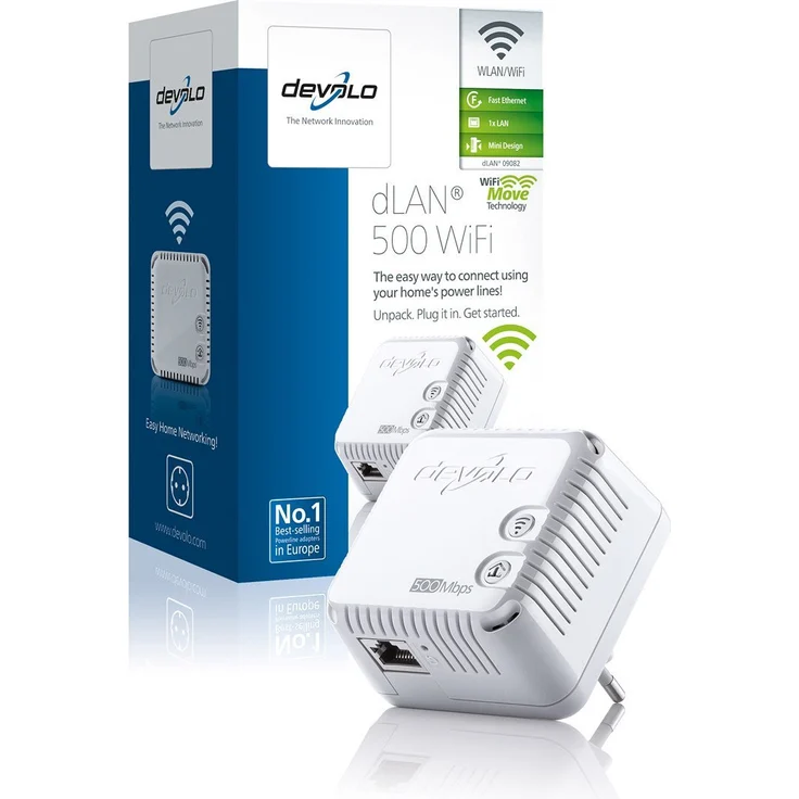 Devolo 9076 DLAN 500 WIFI Adapter – Bild 2