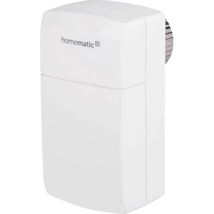 Homematic IP Smart Home Heizkörperthermostat kompakt HmIP-eTRV-C-2, intelligente Heizungssteuerung per App, weiß (155648A0) – Bild 1