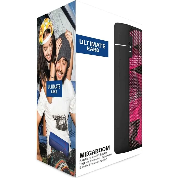 Ultimate Ears UW Megaboom Twilight Magenta Bluetooth-Lautsprecher mit Mikrofon, wasserdicht, schwarz, rot – Bild 6