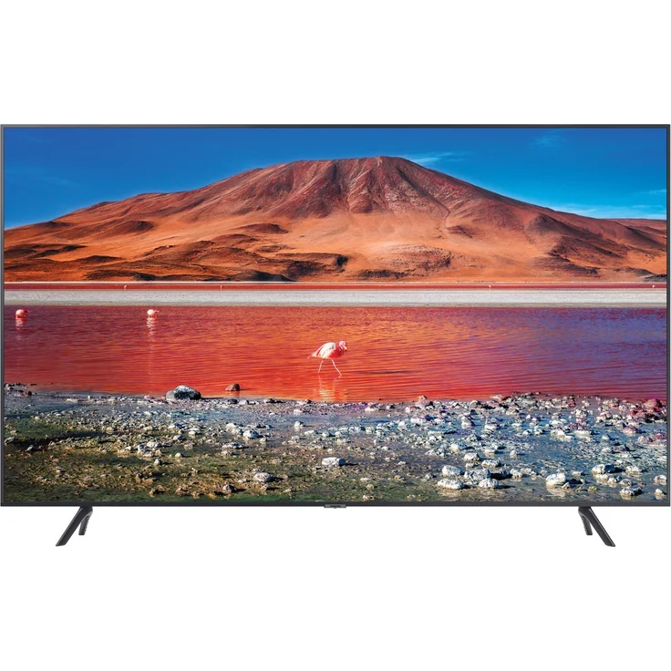 Samsung UE55TU7105K 138 cm (55 Zoll) LED SmartTV (Ultra HD, HDR) HD-Dual-Tuner (Antenne, Kabel) Modelljahr 2020 Energieklasse G (EU-Modell) – Bild 1