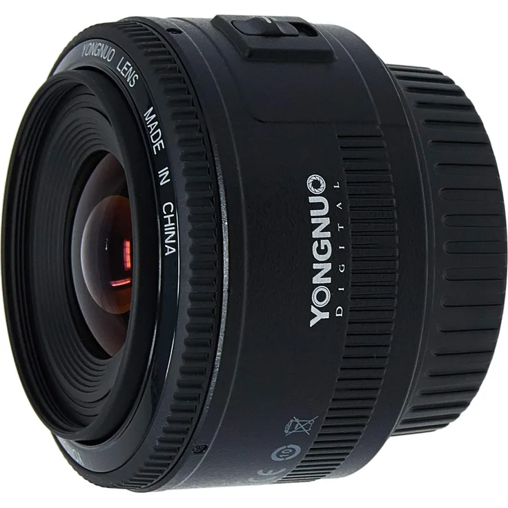 Yongnuo YN35MM Canon – Objektiv für Reflexkamera (f-2.0 AF-MF), schwarz