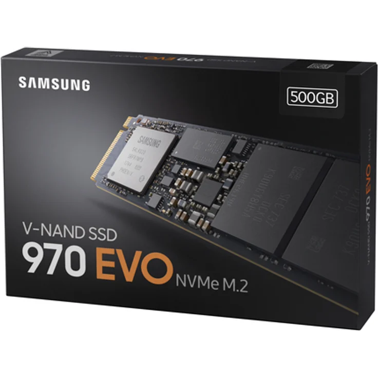 Samsung 970 EVO MZ-V7E500BW - Solid-State-Disk - verschlüsselt - 500 GB - intern - M.2 2280 - PCI Express 3.0 x4 (NVMe) - 256-Bit-AES - TCG Opal Encryption 2.0 (MZ-V7E500BW) – Bild 4