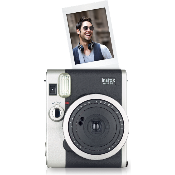 Fujifilm Instax Mini 90 Neo Classic Kamera, Sofortbildkamera, Schwarz – Bild 3