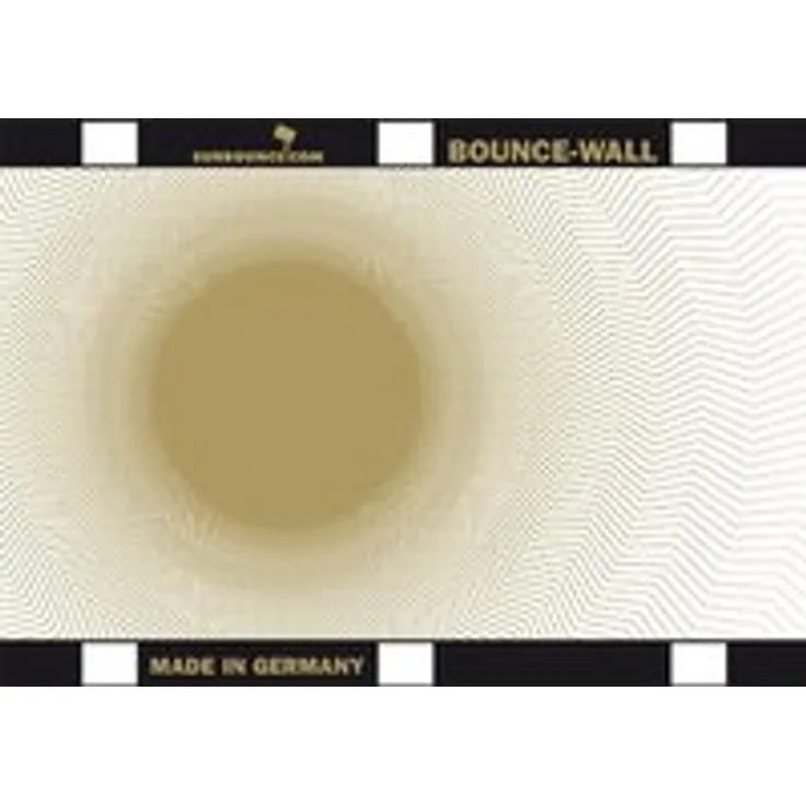 Sunbouncer Bounce Wall Reflektor Galaxy (21 cm x 29,7 cm - 8 Zoll x 11 Zoll) gold-weiß - Rückseite weiß