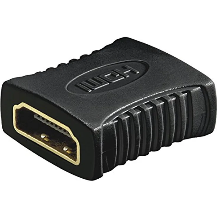 HDMITM Adapter vergoldet - HDMITM Standard Buchse (Typ A) > HDMITM Standard Buchse (Typ A)