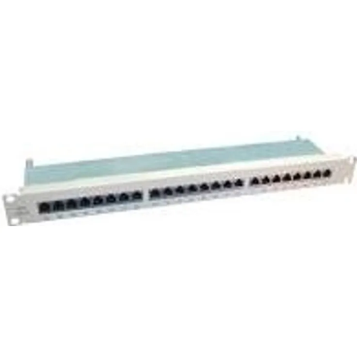 Value Kat.6 48,30cm (19 Zoll)-Patchpanel, 24 P, geschirmt, grau (26.99.0354)