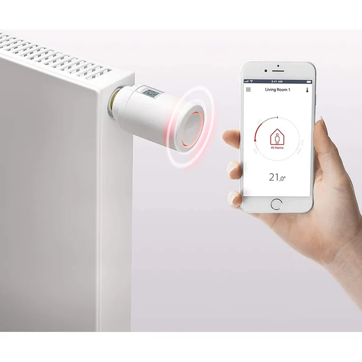 Danfoss ECO Intelligentes Heizkörperthermostat mit Bluetooth-Technologie, weiß (014G1115) – Bild 4
