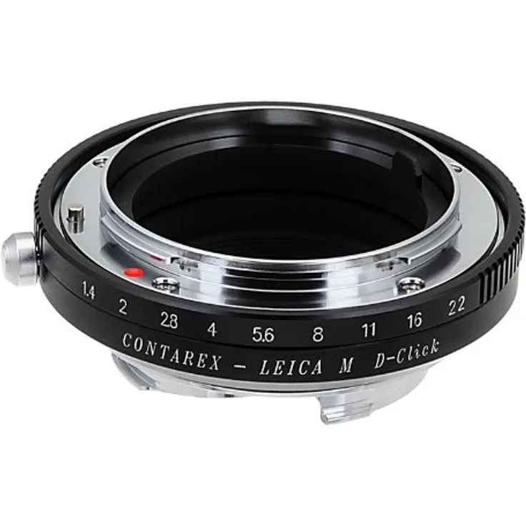 Fotodiox Pro Lens Mount Adapter, Contarex Lens CRX-Mount to Leica M-Series Camera, Declicked Aperture with Leica 6-Bit M-Coding, RF Uncoupled