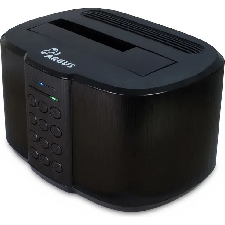 INTER-TECH Dockingstation GD-PDLK02 1x 2.5 o 3.5 Sata I II III inkl AES 256-bit Verschluesselung
