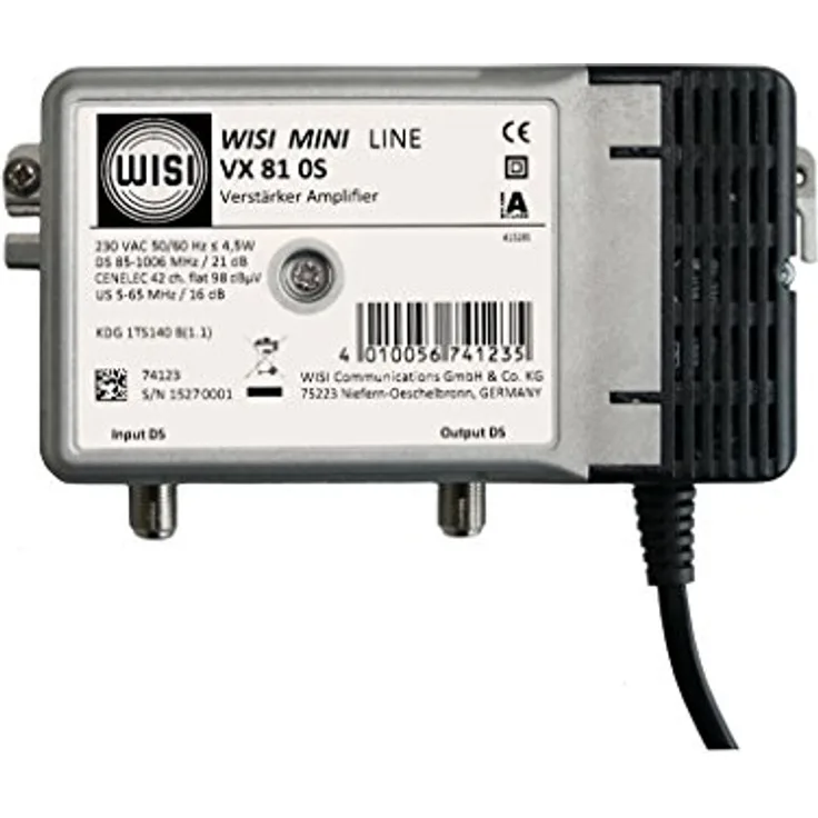 VX81 0S BKVerst., 18-21dB,Rückweg aktiv