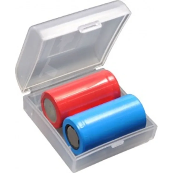 Efest Plastikbox für 2x 18350 transparent