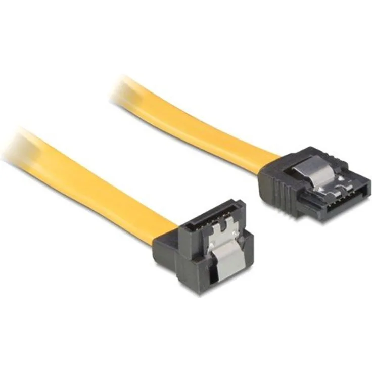 DeLock Kabel SATA 30cm gelb un-ge Metall