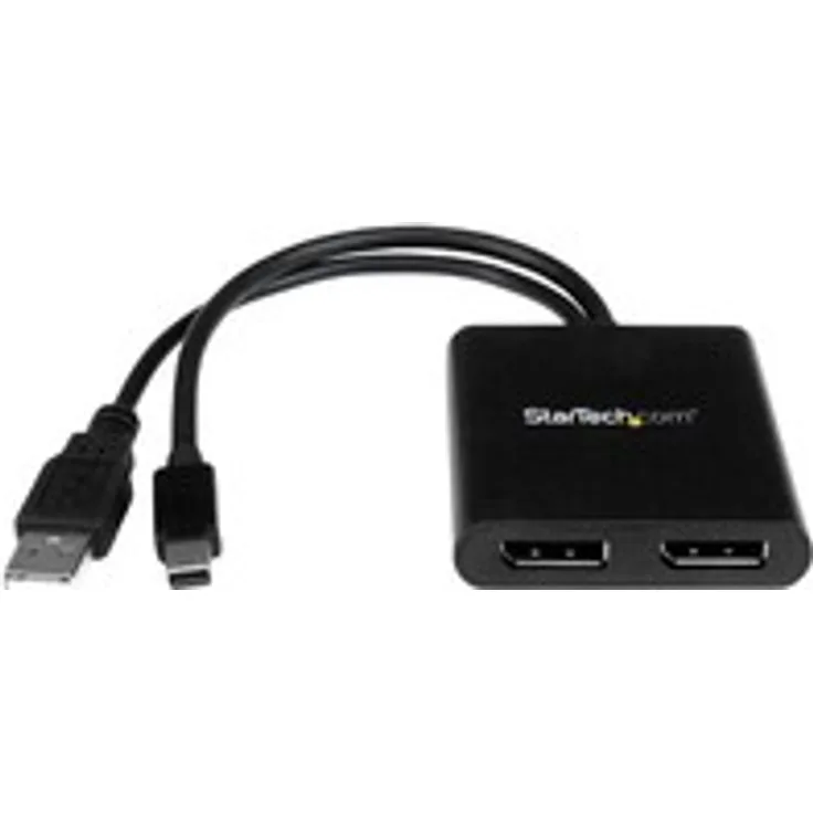 StarTech.com MST Hub, Mini DisplayPort auf 2x Displayport, Multi Stream Transport Hub, mDP 1.2 auf DP