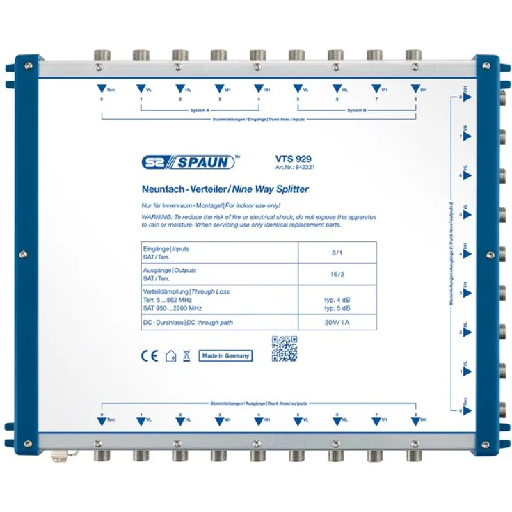Spaun VTS 929 - Verteiler