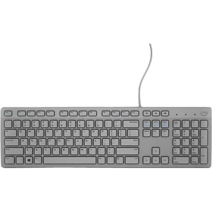 Dell KB216 - Tastatur - USB - Deutsch QWERTZ - Grau - für Dell 3431, 3640, Latitude 5310 2-in-1, 7210 2-in-1, 7310, OptiPlex 30XX, 5080, 7071 (580-ADHN) – Bild 1