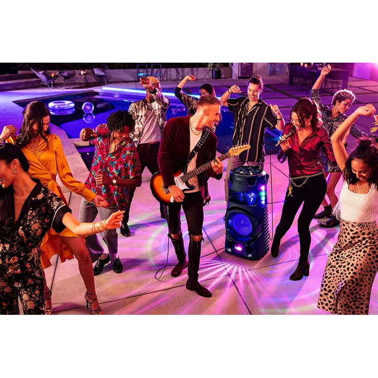 Sony MHC-V73D Bluetooth-Lautsprecher, freisehende Anlage, schwarz – Bild 14