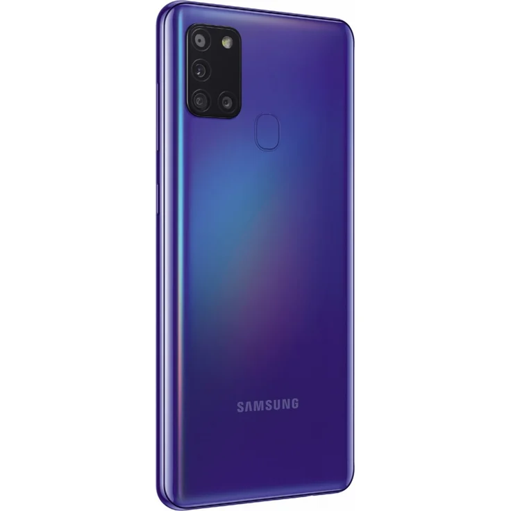 Samsung Galaxy A21s Smartphone 16,51cm (6,5 Zoll) AMOLED-Display, 64GB interner Speicher, 4GB RAM, Dual-SIM, Android, Blue – Bild 3