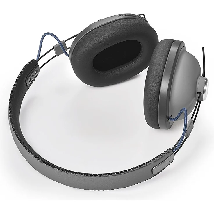 Panasonic RP-HTX80B Over-Ear-Kopfhörer, mit Bluetooth, Mikrofon, grau – Bild 7