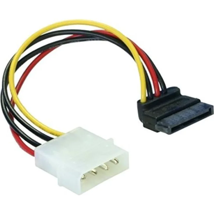 DeLOCK - Stromkabel - interne Stromversorgung, 4-polig (M) - 15 PIN SATA Power - 10 cm (60101)