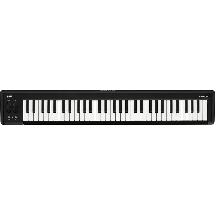 KORG microKEY2 61 Keyboard, 61 Tasten, schwarz, Controller, MIDI-Keyboard für Musik- bzw. Studioproduktionen