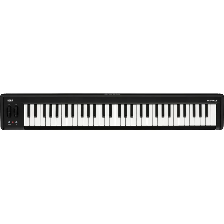KORG microKEY2 61 Keyboard, 61 Tasten, schwarz, Controller, MIDI-Keyboard für Musik- bzw. Studioproduktionen – Bild 1