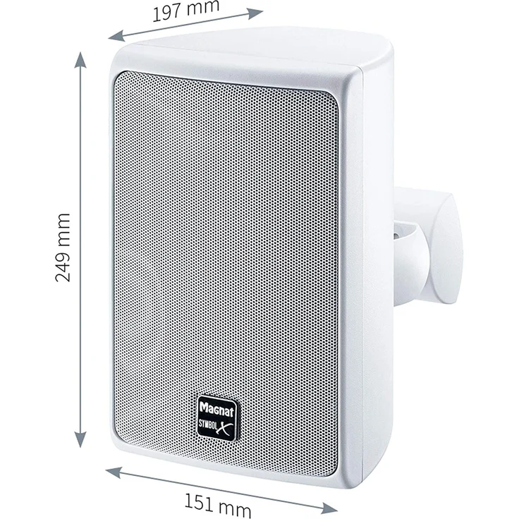 Magnat Symbol X 130 weiß Universeller 2-Wege Regallautsprecher – Bild 2