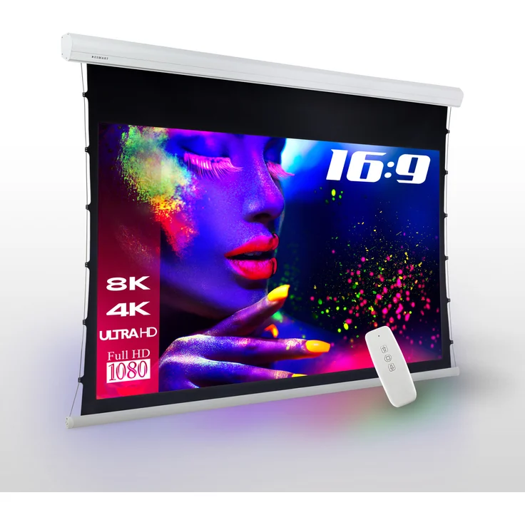 ESMART Expert XTR Tageslicht Tension Leinwand GRAU 186 x 105 cm (84'') 16:9 – Bild 2