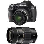 Pentax K-50 + 18-55 DAL WR + TAMRON 70-300 Di LD - 16,28 MP Digitalkameras Schwarz