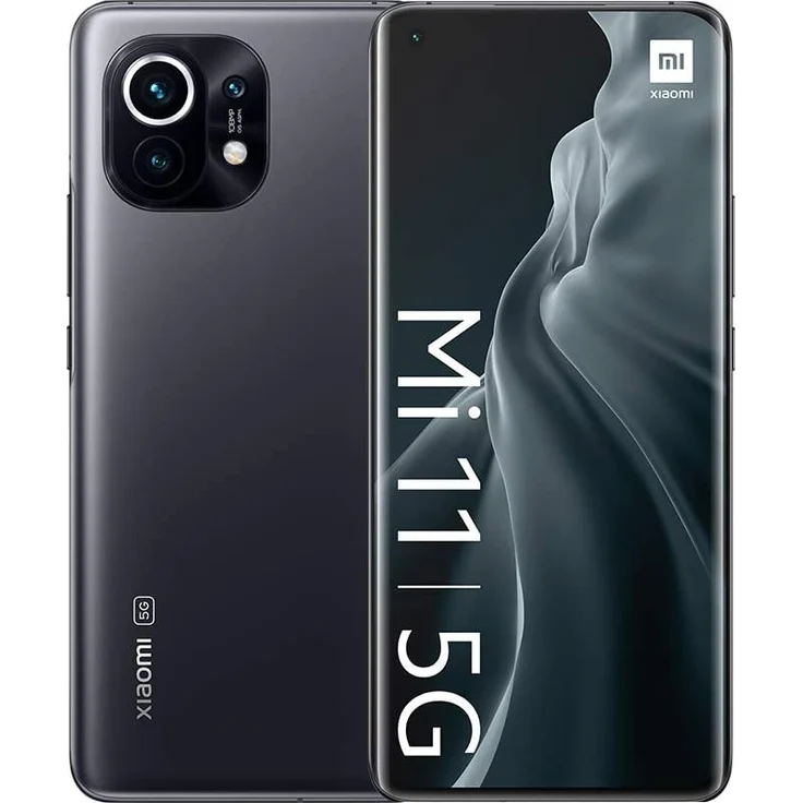 Xiaomi Mi 11 5G Smartphone 17,3cm (6,81 Zoll) AMOLED-Display, 256GB interner Speicher, 8GB RAM, Dual-SIM, Android, Midnight Gray – Bild 1