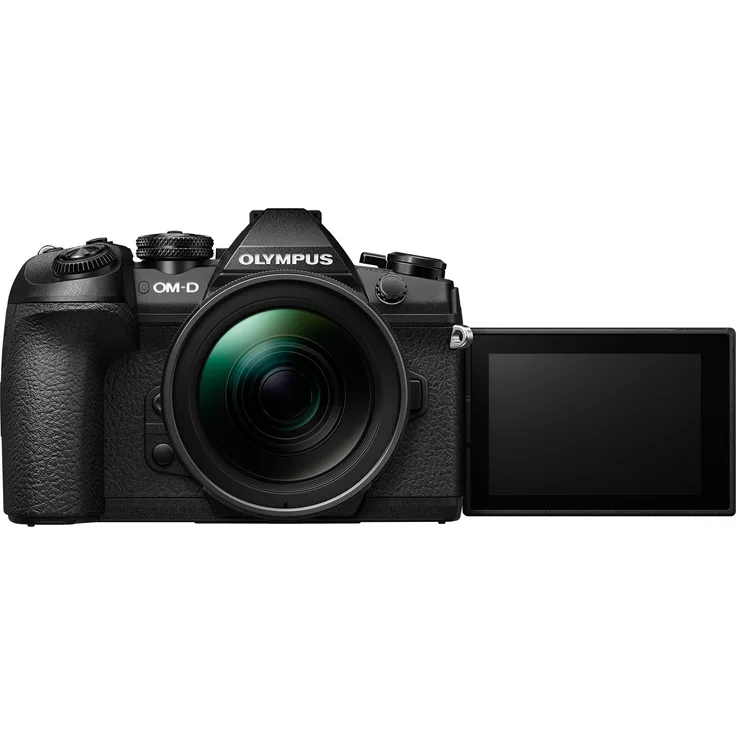 Olympus OM-D E-M1 Mark II Kit, Micro Four Thirds Systemkamera (20.4 Megapixel, 5-Achsen Bildstabilisator, elektronischer Sucher) + M.Zuiko 12-40mm PRO Universalzoom, schwarz