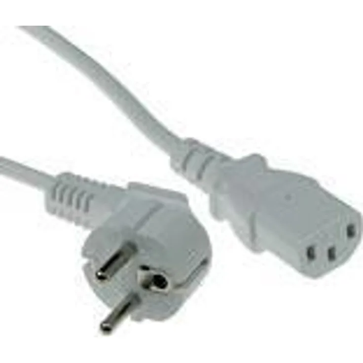 PWRCORD E7-7 ANG-C13 WH 2.5M
