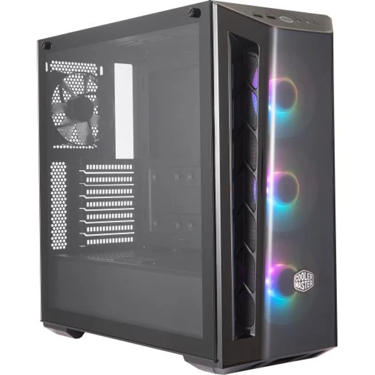 Cooler Master MasterBox MB520 ARGB - ATX-PC-Gehäuse mit getönter Frontplatte, 3 x 120 mm vorinstallierten Lüftern, Glasseitenwand, flexiblen Luftstromkonfigurationen – Bild 6