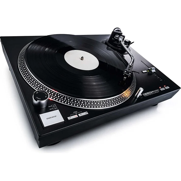 Reloop RP-4000 MK2 - DJ Plattenspieler mit starkem Torque Direktantrieb, Inkl. Plattenteller, OM Black Tonabnehmersystem, Headshell, Slipmat und Gegengewicht, schwarz – Bild 6