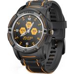 MyPhone Hammer Smartwatch GPS, Unisex, Einheitsgröße, Schwarz/Orange
