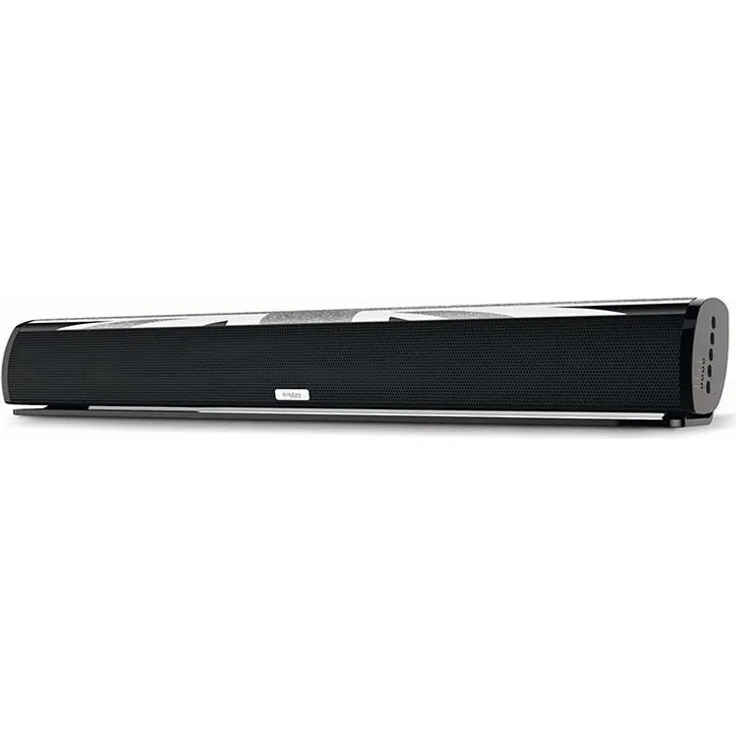 BigBen Interactive AU343328 SB01 'Union Jack Glitter' 2.0 Soundbar ohne Subwoofer, kabellos/kabelgebunden, geeignet für TV, schwarz (2015)