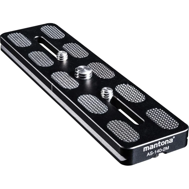 Mantona Schnellwechselplatte Arca Swiss, 140 mm schwarz – Bild 1