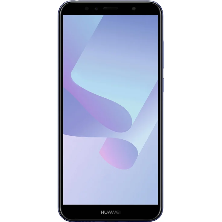 Huawei Y6 (2018) Smartphone 14,48cm (5,7 Zoll) Display, 16GB interner Speicher, 2GB RAM, Dual-SIM, Android, Blau – Bild 1