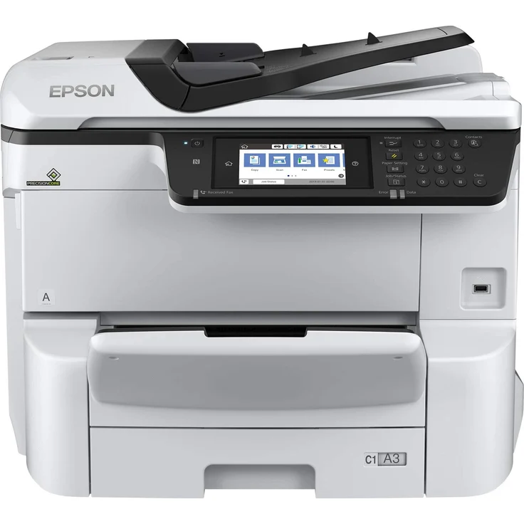 Epson WorkForce Pro WF-C8610DWF - Thermal Inkjet, Druckgeschwindigkeit (S/min): 24 S/W, 24 Farbe, Auflösung: 4800 x 1200 (USB, LAN, WLAN, AirPrint, Mobile Print, NFC, Cloud Print) C11CG69401 – Bild 1