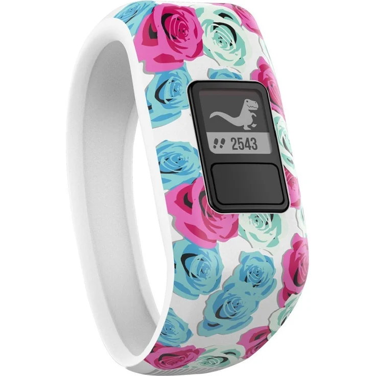 Garmin vívofit jr. Fitness-Tracker Damen, Einheitsgröße, Real Flower – Bild 3