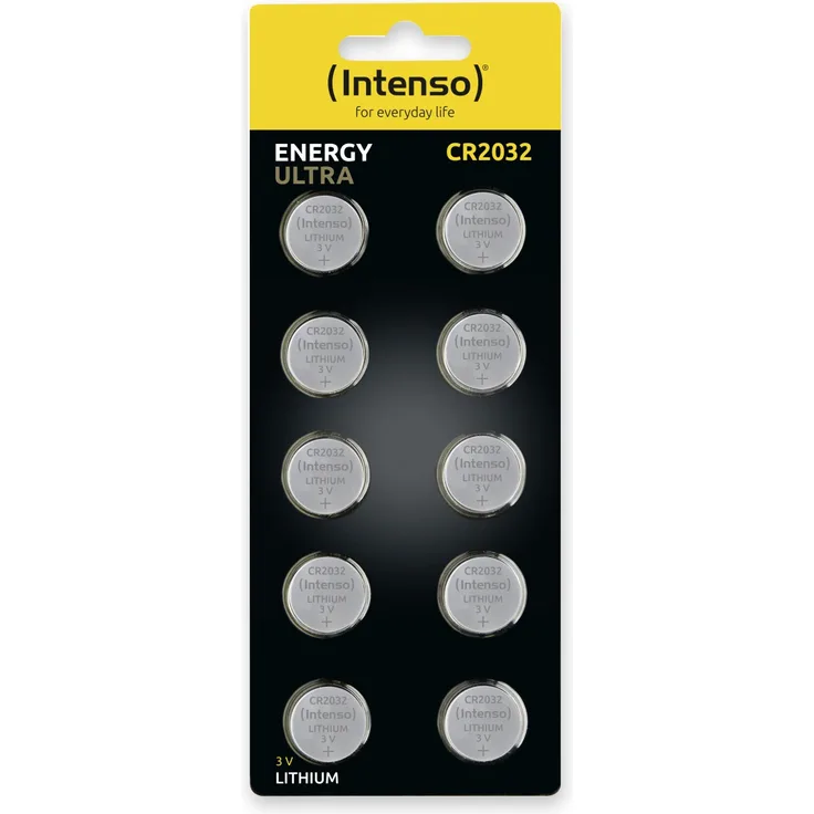 Intenso Energy Ultra Lithium Knopfzelle CR2032 10er Blister