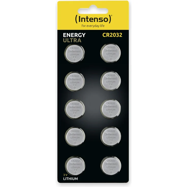 Intenso Energy Ultra Lithium Knopfzelle CR2032 10er Blister – Bild 1