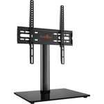 Perlegear TV Standfuß TV Ständer für 23-55 Zoll OLED LCD Plasma Flach & Curved Fernseher Oder Monitor bis zu 40kg. Max.VESA 400x400mm