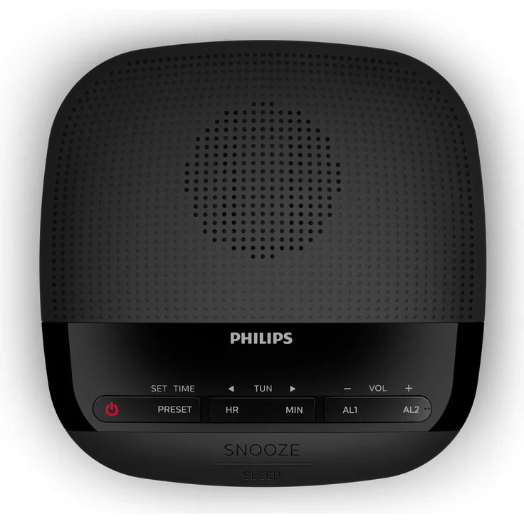 Philips R3205 Radiowecker, LED-Anzeige, schwarz – Bild 3