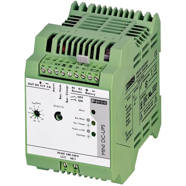 Phoenix Contact MINI-DC-UPS/12DC/4 Industrielle USV-Anlage (DIN Rail)