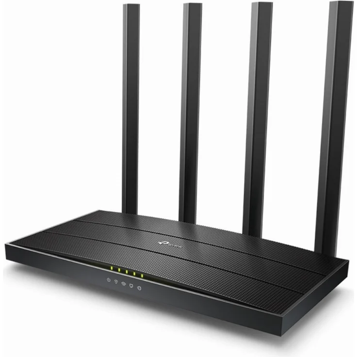 TP-Link Archer C80 Dualband WLAN Router (600 Mbit-s 2,4GHz, 1300Mbit-s 5GHz), 4 Gigabit LAN Ports, Print-Media-FTP Server, App Steuerung, für Anschluss an Kabel--DSL-Modem, Gast-Netzwerk) schwarz – Bild 2