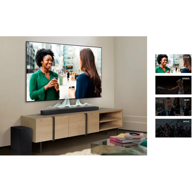 Samsung HW-Q600A 3.1.2 Soundbar mit Subwoofer, 360 W, schwarz – Bild 25