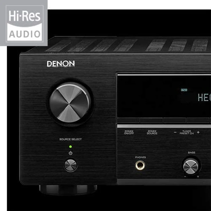 Denon DRA-800H Stereo Receiver und Verstärker, Alexa Kompatibel, HDMI, Bluetooth, WLAN, DAB+ Radio, Musikstreaming, AirPlay 2, HEOS Multiroom, schwarz – Bild 8