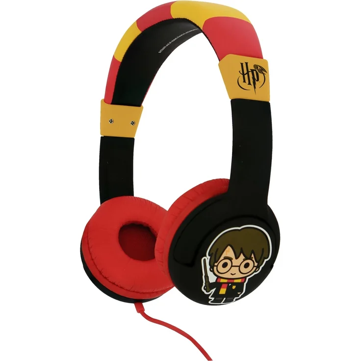 OTL Harry Potter Junior On-Ear-Kopfhörer, geeignet für Kinder, rot, schwarz – Bild 2
