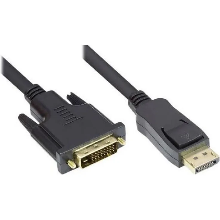 DisplayPort auf DVI-D 24+1 Anschlusskabel 3m, Good Connections