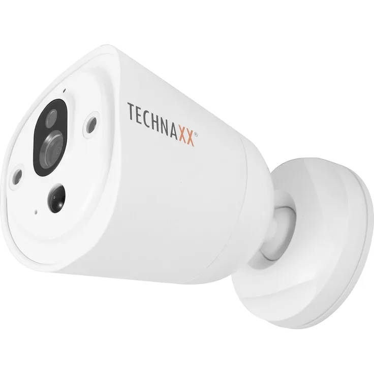 Technaxx Easy IP-Cam HD TX-55 weiß, kabellose Überwachungskamera HD mit Batteriebetrieb für Innen- und Außen